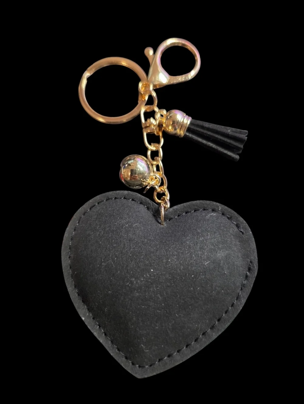 Handmade Bling Sylvester & Tweety Heart Bag Charm